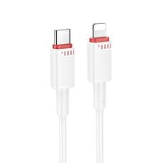 Borofone BX110 Beneficio PD27W Cavo dati di ricarica rapida da tipo C a 8 pin, lunghezza: 1 m (bianco)