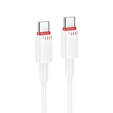 Borofone BX110 Beneficio PD60W Cavo dati di ricarica rapida da tipo C a tipo C, lunghezza: 1 m (bianco)