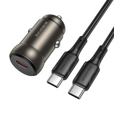 BOROFONE BZ32 Fresh PD30W Caricabatterie per auto di tipo C con cavo di tipo C da 1 m (oro)