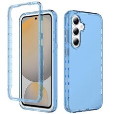 Per Samsung Galaxy S24 FE 5G Custodia antiurto trasparente sfumata in PC + TPU per telefono (blu)