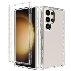 Per Samsung Galaxy S24 Ultra 5G Custodia antiurto trasparente sfumata in PC + TPU per telefono (trasparente)