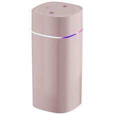 SD08 600ml Umidificatore per auto di grande capacità USB Diffusore di aromaterapia a doppio spruzzo (rosa)