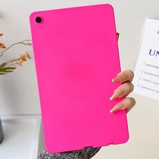 Per Samsung Galaxy Tab A9+ 2023 X210 Custodia per tablet in TPU delicato sulla pelle con spray all'olio (rosso rosa)