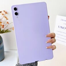 Per Samsung Galaxy Tab S9+ / S9 FE+ / S10+ Custodia per tablet in TPU delicato sulla pelle con spray all'olio (viola)