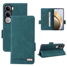 Per vivo V40 Lite 5G / Y300 5G IDN Custodia in pelle con chiusura magnetica (verde)