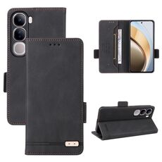 Per vivo V40 Lite 5G / Y300 5G IDN Custodia in pelle con chiusura magnetica (nero)