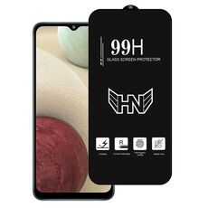 Per Samsung Galaxy A12 India Pellicola in vetro temperato a schermo intero con ampio arco in alluminio