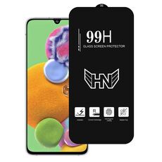 Per Samsung Galaxy A90 5G Pellicola in vetro temperato a schermo intero con grande arco in alluminio