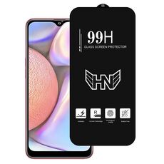 Per Samsung Galaxy A10s Pellicola in vetro temperato a schermo intero con grande arco in alluminio