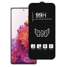 Per Samsung Galaxy S20 FE 2022 Pellicola in vetro temperato a schermo intero con grande arco in alluminio
