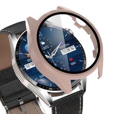 Per Aigo Smart Watch G20 Custodia protettiva per orologio PC integrato con pellicola temperata (rosa)