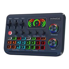 F996 Max Live Streaming / Gaming / Canto Mixer audio Scheda audio microfono USB
