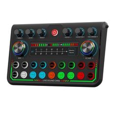 Scheda audio per streaming live P99 con mixer DJ, convertitore vocale, mixer audio