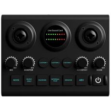 F10 48V Live Streaming Scheda audio Mixer audio Mixer Phantom Power
