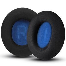 1 paio di cuffie in spugna per SteelSeries Arctis Pro / Arctis 3 / 5 / 7, colore: nero blu scuro Ice Silk