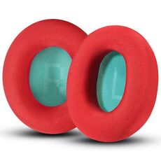 1 paio di cuffie in spugna per SteelSeries Arctis Pro / Arctis 3 / 5 / 7, colore: rosso blu ghiaccio seta
