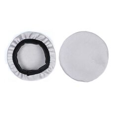 2 pezzi Universale Rotondo Riutilizzabile Auricolare Copertura Antipolvere Copertura Protettiva Traspirante Anti-sudore, Colore: L Grigio