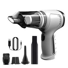 Aspirapolvere portatile wireless piccolo per auto (grigio standard)