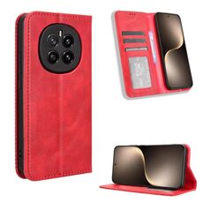 Custodia per telefono in pelle con fibbia magnetica For Honor Magic7 (rosso)