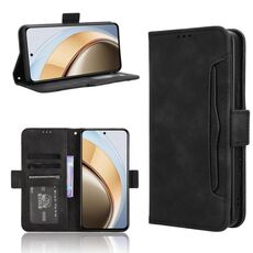 Per vivo V40 Lite 4G / 5G IDN Custodia in pelle con texture in vitello e slot per schede (nero)