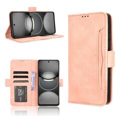 Per Tecno Spark 30 4G Custodia in pelle con slot per schede e texture in vitello (rosa)