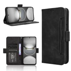 Per Tecno Spark 30 Pro 4G Custodia in pelle con texture in vitello e slot per schede (nero)
