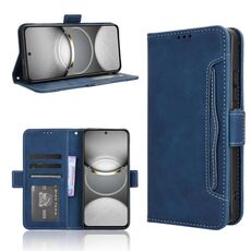 Per Tecno Spark 30 Pro 4G Custodia in pelle con texture in vitello e slot per schede (blu)