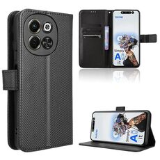 Per Tecno Pova 6 Neo 5G / Spark 30 5G Custodia in pelle con texture a diamante (nero)