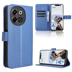 Per Tecno Pova 6 Neo 5G / Spark 30 5G Custodia in pelle con texture a diamante (blu)