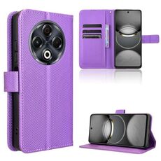 Per Tecno Spark 30 4G Custodia in pelle con texture a diamante (viola)