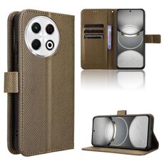 Per Tecno Spark 30 Pro 4G Custodia in pelle con texture a diamante (marrone)