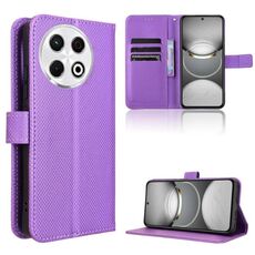 Per Tecno Spark 30 Pro 4G Custodia in pelle con texture a diamante (viola)