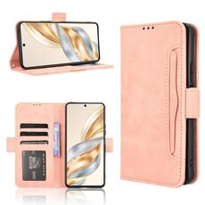 Per Honor X60 5G / X9C Smart Skin Feel Calf Texture Card Slots Custodia per telefono in pelle (rosa)