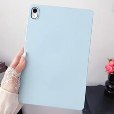 Per Huawei Matepad 11 2023 Custodia per tablet in TPU con spray all'olio e pelle (blu)