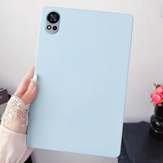 Per Huawei Matepad Air 2024 Custodia per tablet in TPU con spray all'olio e pelle delicata (blu)