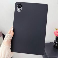 Per Huawei Matepad Air 2024 Custodia per tablet in TPU con spray all'olio e pelle delicata (nero)
