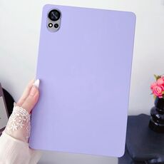 Per Huawei Matepad Air 2024 Custodia per tablet in TPU con spray all'olio, adatta alla pelle (viola)