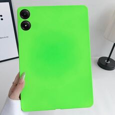 Per Redmi Pad Pro Oil Spray Custodia per tablet in TPU delicata sulla pelle (verde fluorescente)