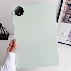 Per Redmi Pad SE 4G 8.7 pollici Custodia per tablet in TPU con spray all'olio e pelle delicata (verde menta)