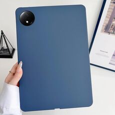 Per Redmi Pad SE 4G 8.7 pollici Custodia per tablet in TPU con spray all'olio, adatta alla pelle (blu reale)