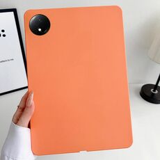 Per Redmi Pad SE 4G 8.7 pollici Custodia per tablet in TPU delicato sulla pelle con spray all'olio (arancione)