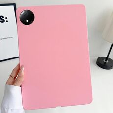 Per Redmi Pad SE 4G 8.7 pollici Custodia per tablet in TPU delicato sulla pelle con spray all'olio (rosa)