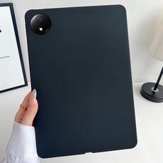 Per Redmi Pad SE 4G 8.7 pollici Custodia per tablet in TPU con spray all'olio e pelle delicata (nero)