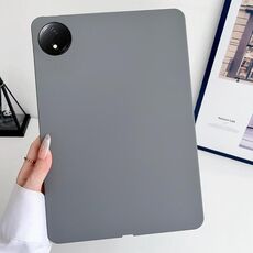 Per Redmi Pad SE 4G 8.7 pollici Custodia per tablet in TPU con spray all'olio e pelle delicata (grigio)