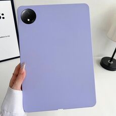Per Redmi Pad SE 4G 8.7 pollici Custodia per tablet in TPU delicato sulla pelle con spray all'olio (viola)