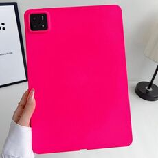 Per Xiaomi Pad 7 Pro Oil Spray Custodia per tablet in TPU delicata sulla pelle (rosso rosa)