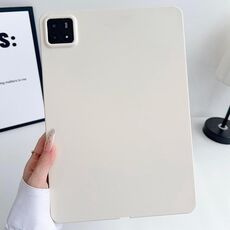 Per Xiaomi Pad 7 Pro Oil Spray Custodia per tablet in TPU delicata sulla pelle (bianca)