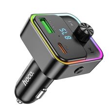 hoco E81 Fantasy PD 30W e trasmettitore FM Bluetooth per auto QC3.0 (nero)