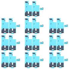 Per iPhone 16 Plus 10 pezzi Dissipatore di calore per cover posteriore Adesivo nero con cuscinetti in spugna per fotocamera posteriore
