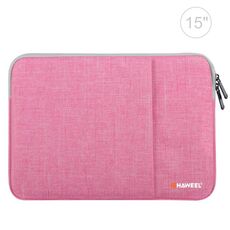 HAWEEL Custodia da 15,0 pollici Custodia con cerniera Borsa da trasporto per laptop, Per Macbook, Samsung, Lenovo, Sony, DELL Alienware, CHUWI, ASUS, HP, laptop da 15 pollici e inferiori (rosa)